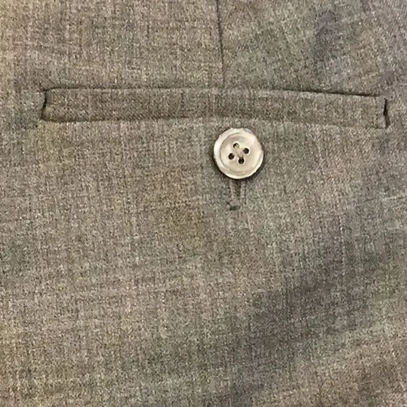 J. Crew Slim trouser with ruffle waist in wool blend size 8 - Picture 9 of 12